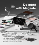 Google Pixel 9 Pro XL Case | Fusion Magnetic - Pixel 9 Pro XL on a magnetic stand surrounded by various MagSafe accessories.