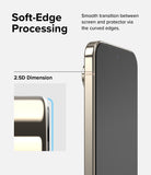Google Pixel 9 Pro / 9 Screen Protector | Easy Slide Tempered Glass - Google Pixel 9 Pro / 9 Screen Protector - Close-up of a phone screen protector showing 2.5D curved edges for a smooth fit.