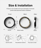 Google Pixel Watch 41mm | Premium Bezel Styling - Dimensions, weight, and three-step installation guide for bezel ring.