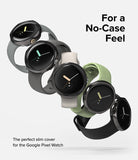 Google Pixel Watch Case | Slim Edge - Five Google Pixel Watches in various colors with slim protective cases.