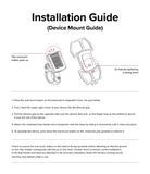 Quick & Go | Grip Bike Mount - Installation diagram showing the bike mount head and silicone grip with orientation instructions.