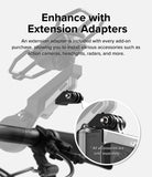 Quick & Go | Bike Mount Vibration Damper Add-on - Bike mount extension adapter for attaching cameras or lights.