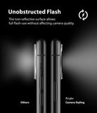 iPhone 11 Pro / Pro Max | Camera Styling - Side-by-side comparison showing clear flash light with Ringke styling versus blocked light.