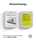 iPhone 11 Pro / Pro Max | Camera Styling - Two white blister packages showing camera lens protectors for iPhone 11 Pro.