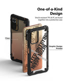 Redmi Note 10 Pro / 10 Pro Max Case | Fusion-X Design - Redmi Note 10 Pro / 10 Pro Max Case - Two Fusion-X phone cases, one clear and one with black graphic text, on a white background.