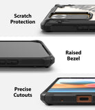 Redmi Note 10 Pro / 10 Pro Max Case | Fusion-X Design - Redmi Note 10 Pro / 10 Pro Max Case - Close-ups showing camera protection, raised screen bezels, and precise port cutouts.