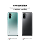 Redmi Note 10 / 10s Case | Fusion-X - Compatibility chart showing a green Redmi Note 10 and a grey Redmi Note 10S.
