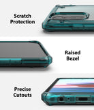 Redmi Note 10 / 10s Case | Fusion-X - Teal protective phone case showing camera protection, raised bezels, and port cutouts.