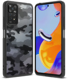 Xiaomi Redmi Note 11 Pro / 11 Pro 5G Case | Fusion - Black camouflage phone case on a Xiaomi smartphone.