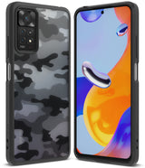 Xiaomi Redmi Note 11 Pro / 11 Pro 5G Case | Fusion - Black camouflage phone case on a Xiaomi smartphone.