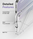 Xiaomi Redmi Note 11 Pro / 11 Pro 5G Case | Fusion - Close-up of phone case features: lanyard holes, polycarbonate back, and TPU bumper.