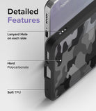 Xiaomi Redmi Note 11 Pro / 11 Pro 5G Case | Fusion - Diagram showing lanyard holes, polycarbonate, and TPU features.
