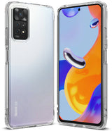 Xiaomi Redmi Note 11 Pro / 11 Pro 5G Case | Fusion - Clear protective case shown on the front and back of a smartphone.