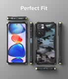 Redmi Note 11 Pro Plus Case | Fusion-X Plus - Multiple views of a rugged camo phone case on a Redmi Note 11 Pro Plus.