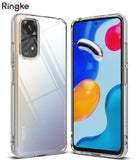 Xiaomi Redmi Note 11 / 11S Case | Fusion - Clear protective case on a Redmi Note 11/11S showing front and back views.