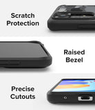Xiaomi Redmi Note 11 / 11S Case | Fusion - Close-ups showing camera scratch protection, raised screen bezel, and port cutouts.