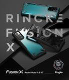 Redmi Note 11T 5G / Poco M4 Pro 5G Case | Fusion-X - Three Ringke Fusion-X phone cases displayed on a dark surface.