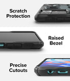 Redmi Note 11T 5G / Poco M4 Pro 5G Case | Fusion-X - Close-ups showing scratch protection, raised bezels, and cutouts.
