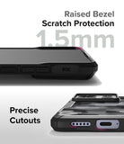 Xiaomi Redmi Note 13 Pro / Poco X6 Case | Fusion-X - Close-up of phone case showing 1.5mm raised bezel and precise cutouts.