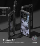Xiaomi Redmi Note 13 Pro / Poco X6 Case | Fusion-X - Multiple black Fusion-X phone cases with camo back panels.