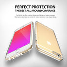 iPhone 6s / 6 Case | Air - Two gold iPhones in clear protective cases shown from front and back angles against a white background.