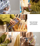Ringke Strap Band - Collage showing various colorful phone straps and bands attached to clear smartphone cases.