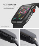 Apple Watch 3 / 2 / 1 (42mm) | Bezel Styling - Matte gray stainless steel bezel cover on an Apple Watch.