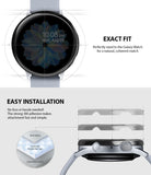 Galaxy Watch Active 2 40mm | Bezel Styling - Diagrams showing the precise fit and adhesive installation of a watch bezel.