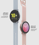 Galaxy Watch Active 2 (44mm) | Bezel Styling - Two Galaxy Watch Active 2 units with Glossy Black and Matte Silver bezels.