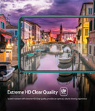 Redmi Note 8 Pro Screen Protector | Dual Easy Film - Redmi Note 8 Pro Screen Protector - Smartphone displaying a vibrant canal scene with high-definition clarity and color.