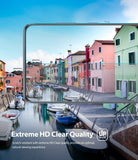 Galaxy S20 Screen Protector | Dual Easy Film - Smartphone screen showing a vibrant, high-definition canal scene.