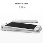 iPhone 8 Plus / 7 Plus Case | Flow - A clear, thin phone case shown on and beside a white iPhone 8 Plus.