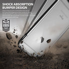 iPhone 6s / 6 Case | Frame - iPhone 6s in a protective bumper case hitting the ground with dust and rocks flying.