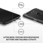 OnePlus 5T Case | Fusion - Clear phone case showing raised screen bezels, responsive button covers, and precise port cutouts.