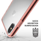 iPhone X Case | Fusion - Rose gold iPhone X case with shock-absorbing bumper and military-grade drop protection certification.
