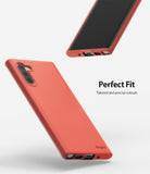 Galaxy Note 10 Case | Air-S - Coral phone case showing camera, charging port, and speaker cutouts on a white background.