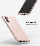Galaxy Note 10 Case | Air-S - Pink Sand phone case showing precise camera, port, and stylus cutouts on a Galaxy Note 10.