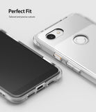 Google Pixel 3a XL Case | Fusion - Clear protective case on a Pixel 3a XL showing precise cutouts for camera and buttons.