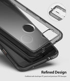 Google Pixel 3a XL Case | Fusion - Transparent smoke black phone case with a dual-layer PC panel and TPU bumper.