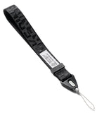 Hand Strap | Basic - Black woven wrist strap with Ringke branding, a white label, and a thin cord loop attachment.