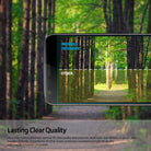 LG K7 / Tribute 5 Screen Protector | Invisible Defender - Split-screen comparison showing vibrant clarity vs dull.