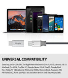 Micro USB to Type C Adapter - Silver adapter shown with various smartphones, tablets, and a laptop to display compatibility.
