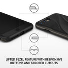 iPhone 8 Plus / 7 Plus Case | Wave - Diagram showing lifted bezels, responsive buttons, and precise port cutouts.