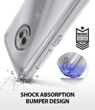 Moto G6 Case | Fusion - Clear phone case with shock-absorbing corners, military-grade drop protection, and camera cutout.