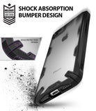 iPhone 8 / 7 Case | Fusion-X - Black rugged phone case with shock-absorbing bumper, military-grade drop protection, and edge design.