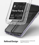 iPhone 11 Case | Fusion Design - Clear iPhone 11 case with a New York travel-themed insert, showing a transparent back and durable frame.