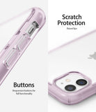 iPhone 11 Case | Fusion - Lavender iPhone 11 case showing responsive side buttons and raised camera lens protection.