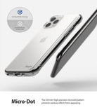 iPhone 11 Pro Max Case | Air - Clear phone case with micro-dot pattern to prevent watermarks and rainbow effects.