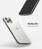 iPhone 11 Pro Case | Air - Clear phone case on an iPhone 11 Pro showing precise cutouts and a perfect fit.