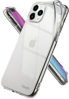 iPhone 11 Pro Case | Air - Two clear, slim protective cases shown from front and back angles against a white background.